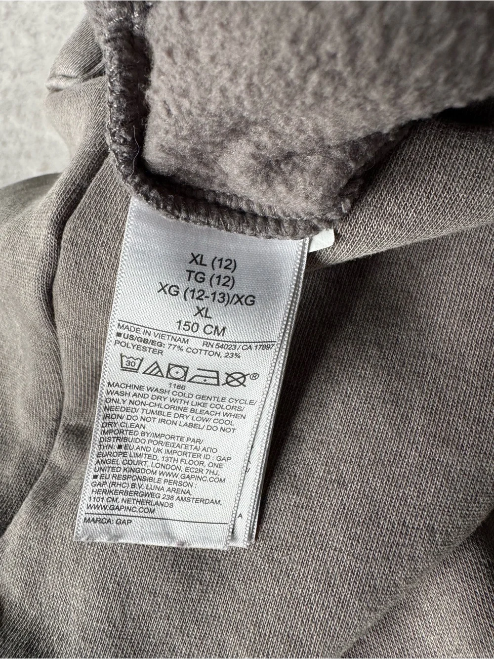 GAP Kids Gray Fleece Joggers